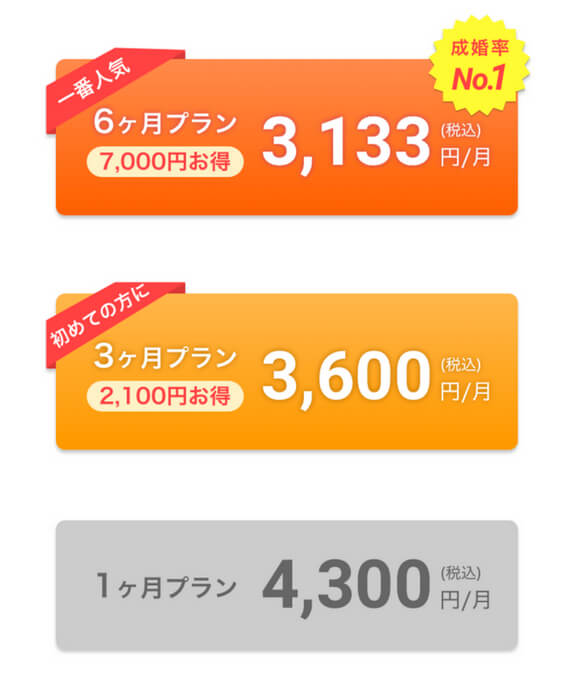 youbride スタンダードプランの料金